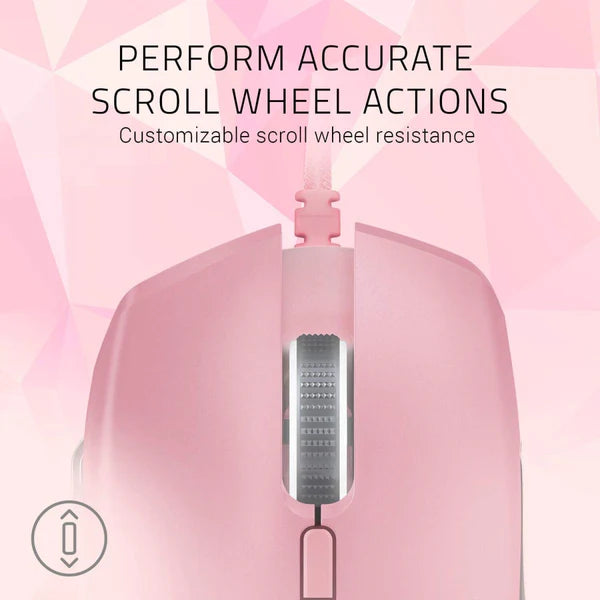 Basilisk Gaming Mouse Quartz PinK