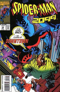 Plunge into the gritty, neon-drenched cyberpunk future of Nueva York with Spider-Man 2099 #14!