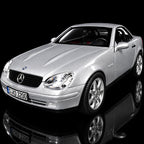 Maisto vintage  silver 1:18 scale 1996 Mercedes-Benz SLK 230