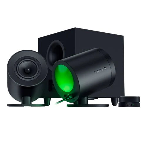Razer   Nommo   V2   –   2.1   PC   Gaming   Speakers   with   Wired   Subwoofer