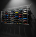 HOT WHEELS STAND 56 Capacity Plexi Display Rack Diecast Car 1:64 Scale