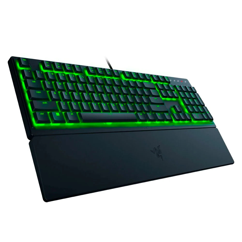 Razer   -   Ornata   V3   X   Full-Size   Wired   Membrane   Gaming   Keyboard   with   Chroma   RGB   Backlighting   -   Black
