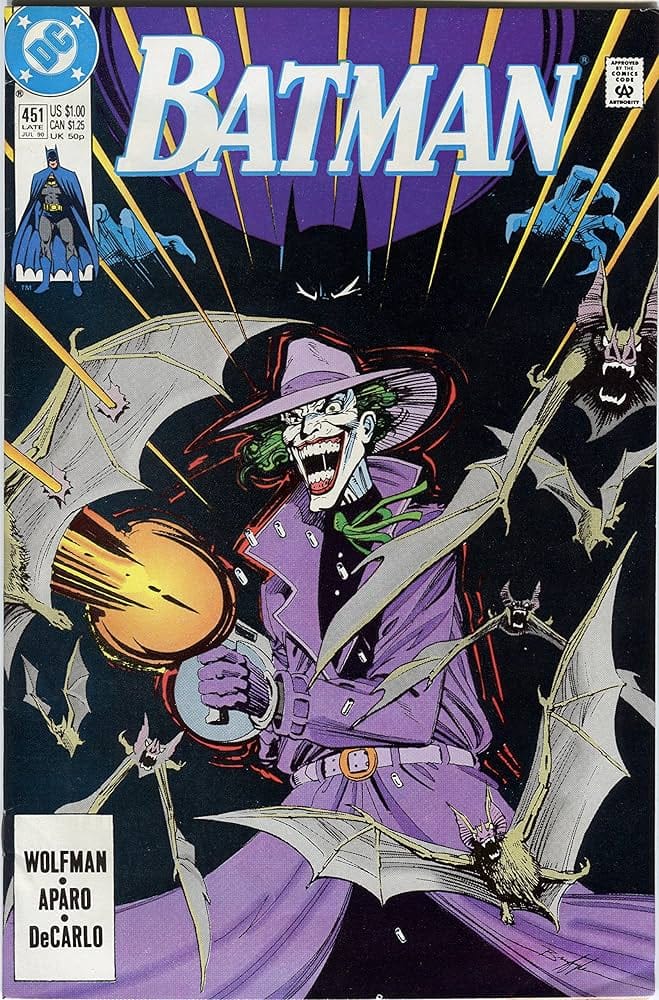 Batman #451 (1990) - Iconic Joker Cover - DC Comics