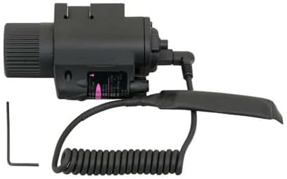 Tactical Flashlight and Red Laser Sight Combo