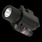 Tactical Flashlight and Red Laser Sight Combo