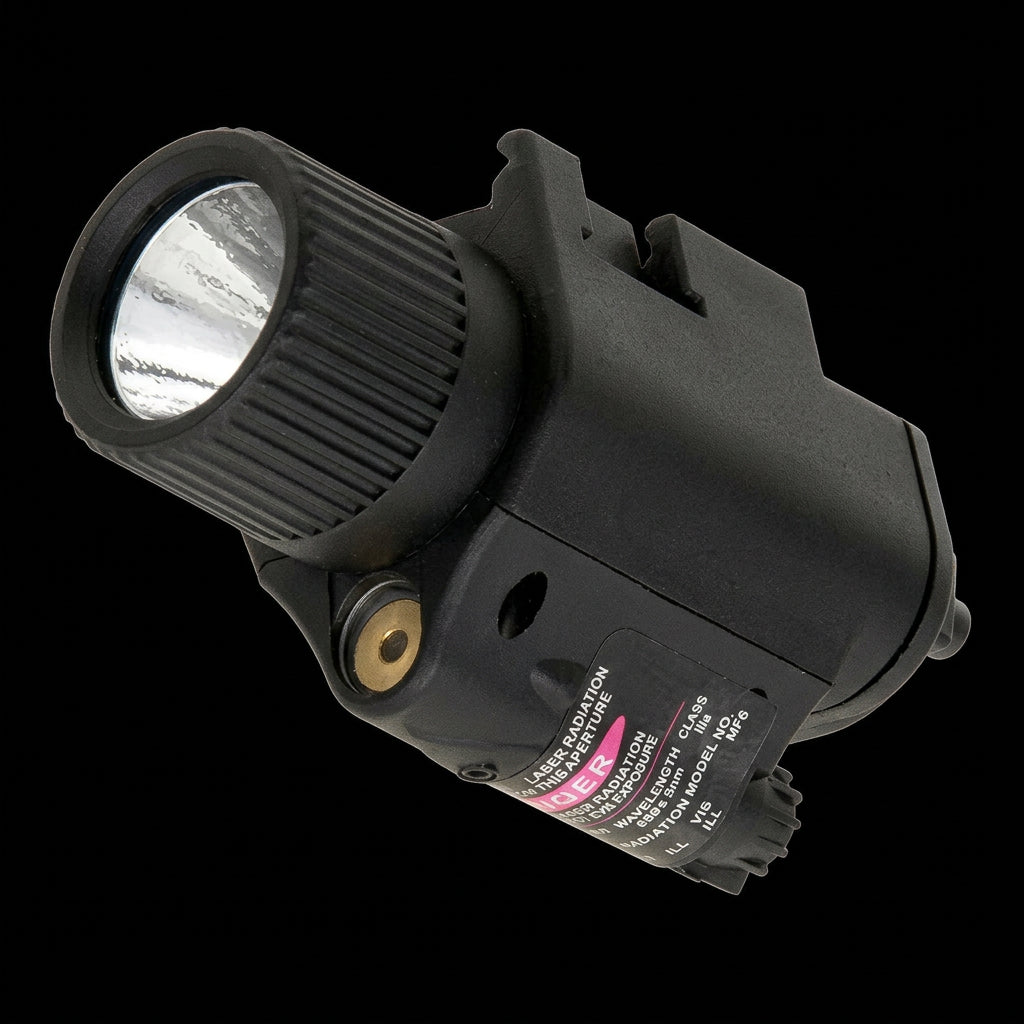 Tactical Flashlight and Red Laser Sight Combo