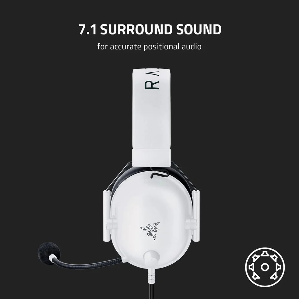 Razer   Black   Shark   V2   X   -   Gaming   Headset   -   White