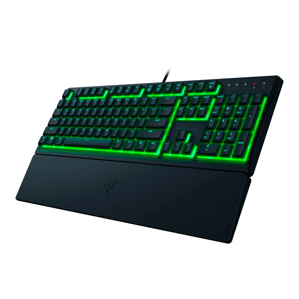 Razer   -   Ornata   V3   X   Full-Size   Wired   Membrane   Gaming   Keyboard   with   Chroma   RGB   Backlighting   -   Black