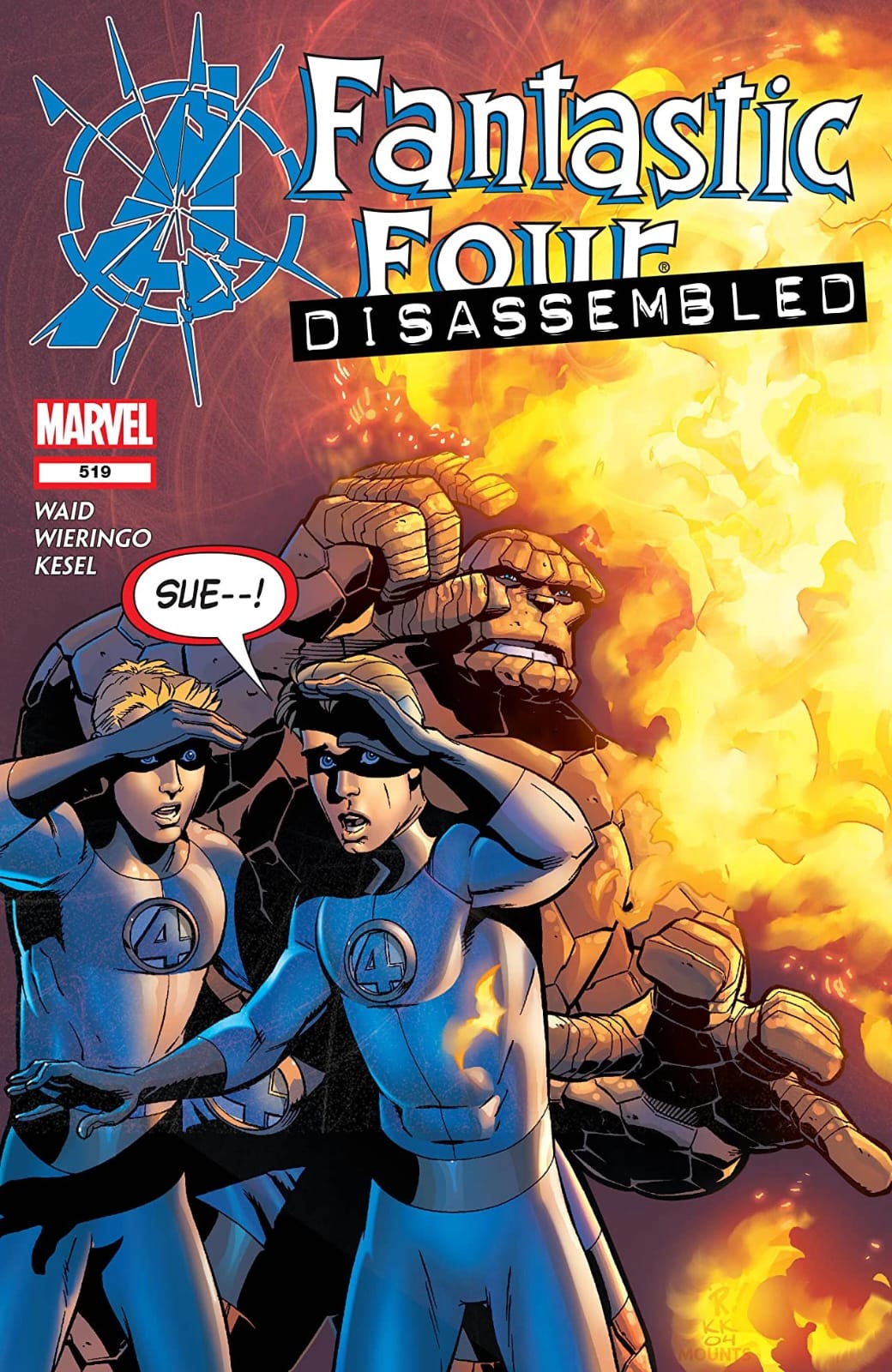 Fantastic Four #519 (2004) - Avengers Disassembled Tie-In - Marvel Comics
