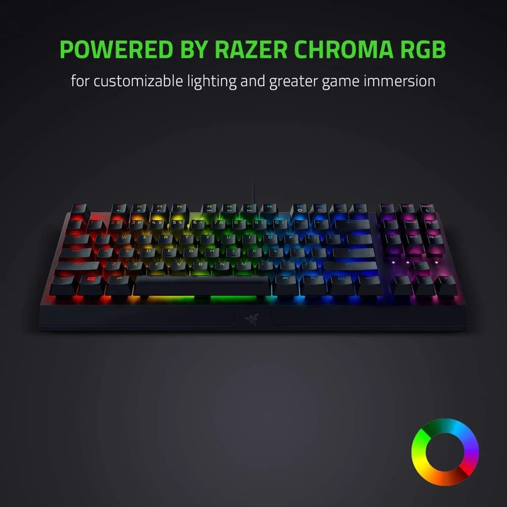 Razer   Blackwidow   V3   Tenkeyless   -   Mechanical   Gaming   Keyboard   (Yellow   Switch)-   Black
