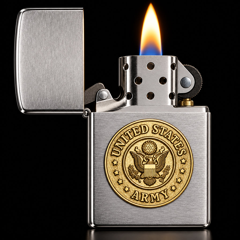 Zippo U.S. Army Emblem Pocket Lighter