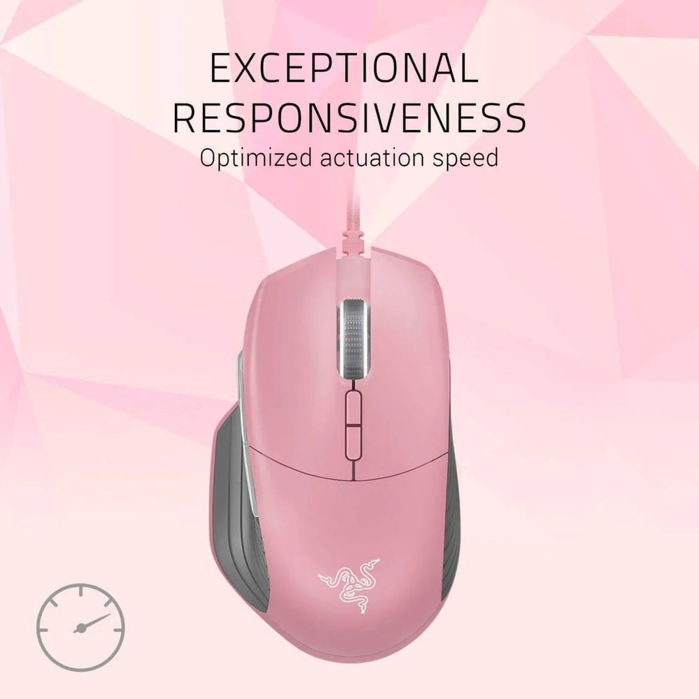 Basilisk Gaming Mouse Quartz PinK