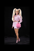Barbie Deluxe Style Doll #9 with Blonde Hair in Pink Denim Outfit