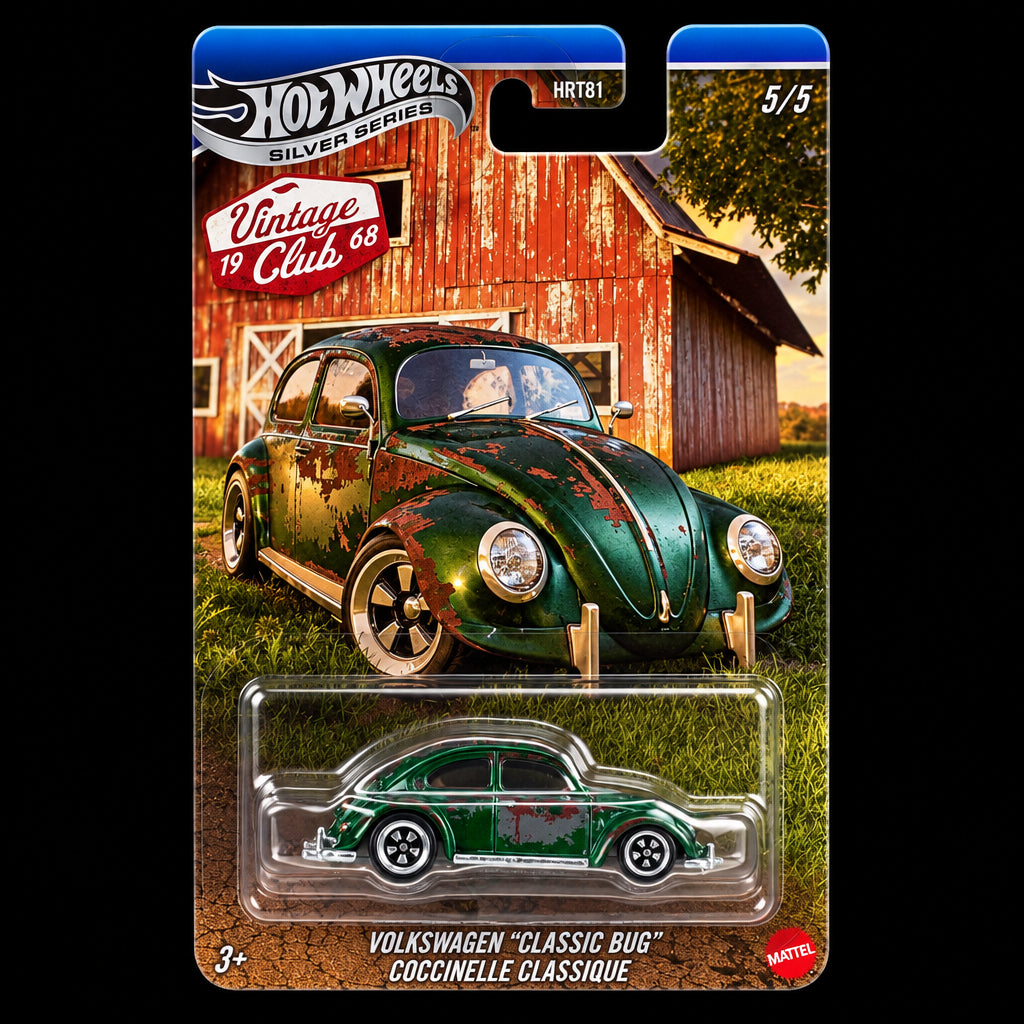 Hot Wheels Silver Series 1968 Volkswagen "Classic Bug
