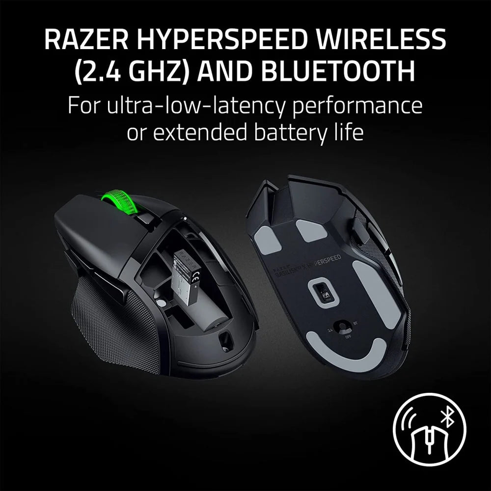 Razer   Basilisk   V3   X   HyperSpeed   -   Customizable   Wireless   Gaming   Mouse
