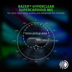 Razer   BlackShark   V2   Pro   Wireless   Gaming   Headset:   THX   7.1   Spatial   Surround   Sound   -   50mm   Drivers   -   Detachable   Mic   -   for   PC,   PS5,   PS4,   Switch,   White