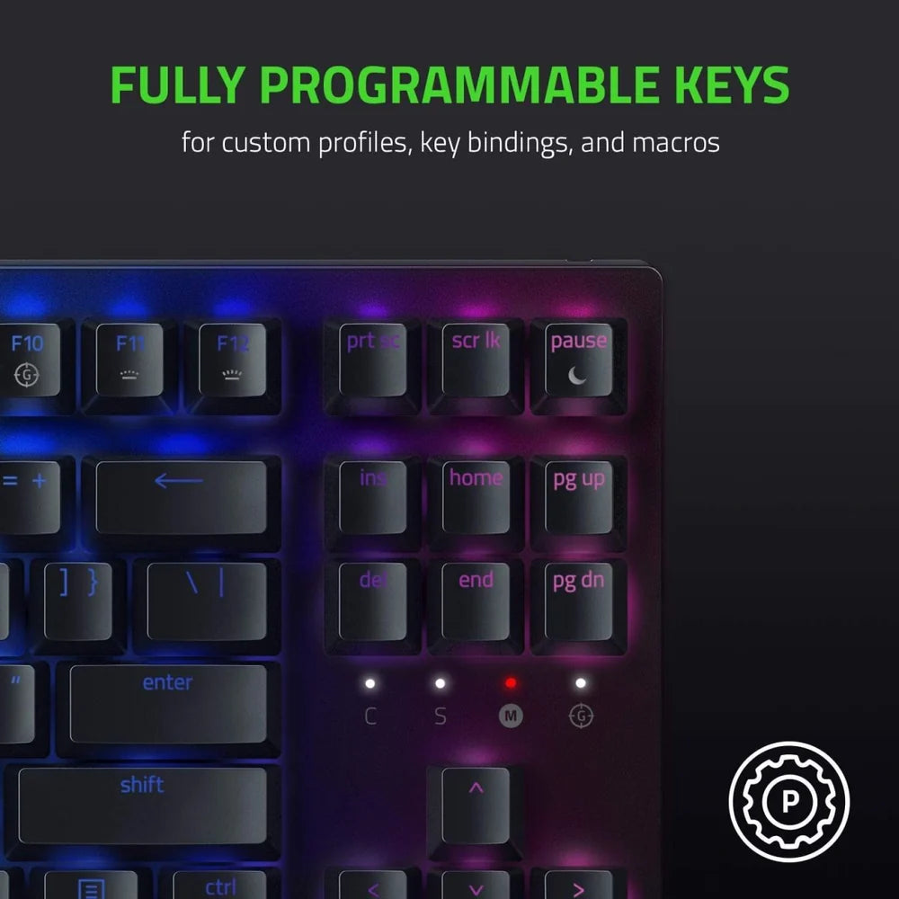 Razer   Blackwidow   V3   Tenkeyless   -   Mechanical   Gaming   Keyboard   (Yellow   Switch)-   Black