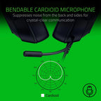 Razer   Kraken   X   Lite   Ultralight   Gaming   Headset:   7.1   Surround   Sound   -   Black
