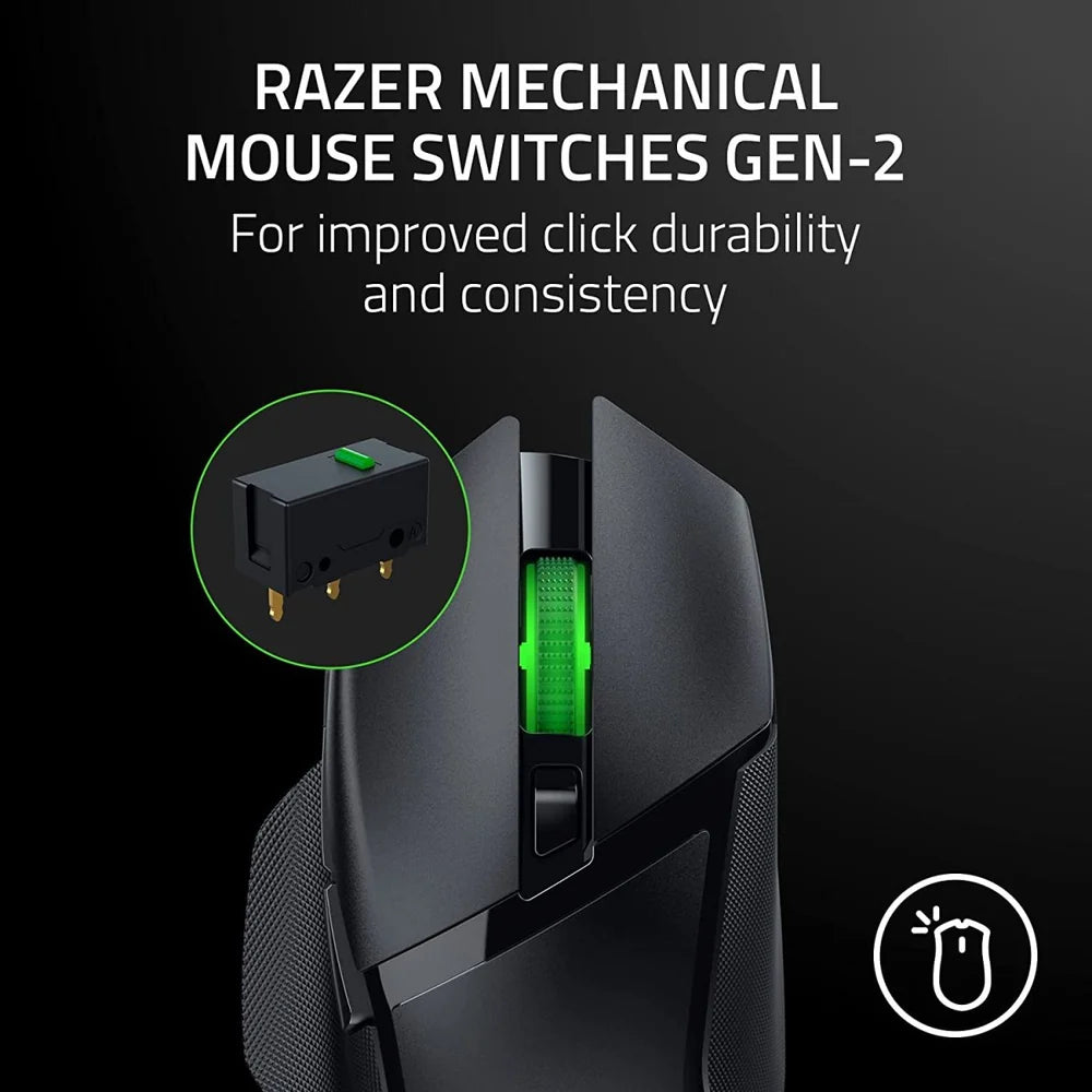 Razer   Basilisk   V3   X   HyperSpeed   -   Customizable   Wireless   Gaming   Mouse
