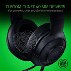 Razer   Kraken   X   Lite   Ultralight   Gaming   Headset:   7.1   Surround   Sound   -   Black