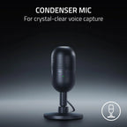 Razer   Seiren   V3   Mini   USB   Microphone   White