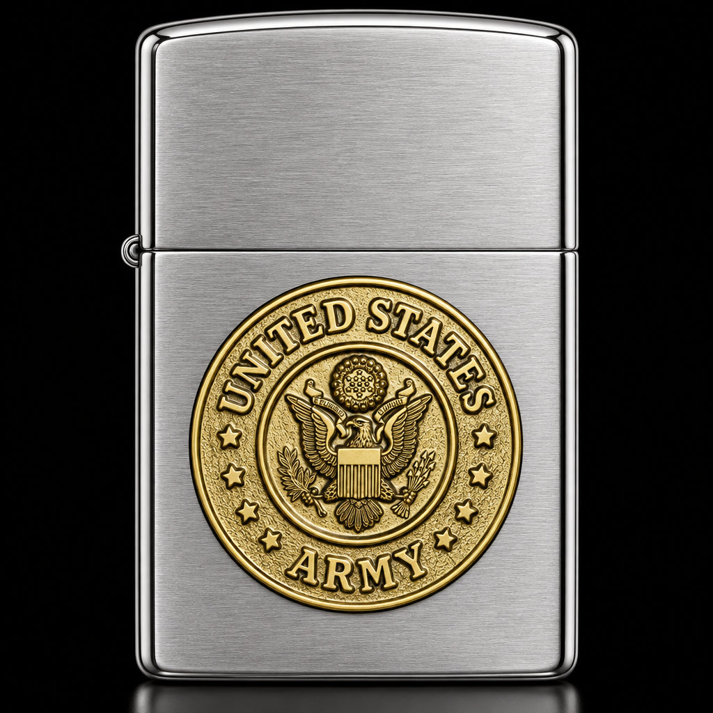 Zippo U.S. Army Emblem Pocket Lighter