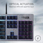 Razer   Huntsman   Mechanical   Gaming   Keyboard   -   Gears   of   War   5   edition   -   US   Layout