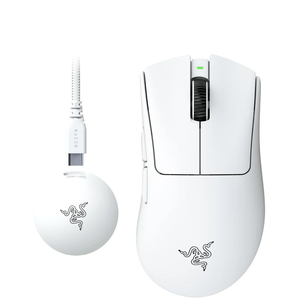 Razer   DeathAdder   V4   Pro   Wireless   Esports   Gaming   Mouse white
