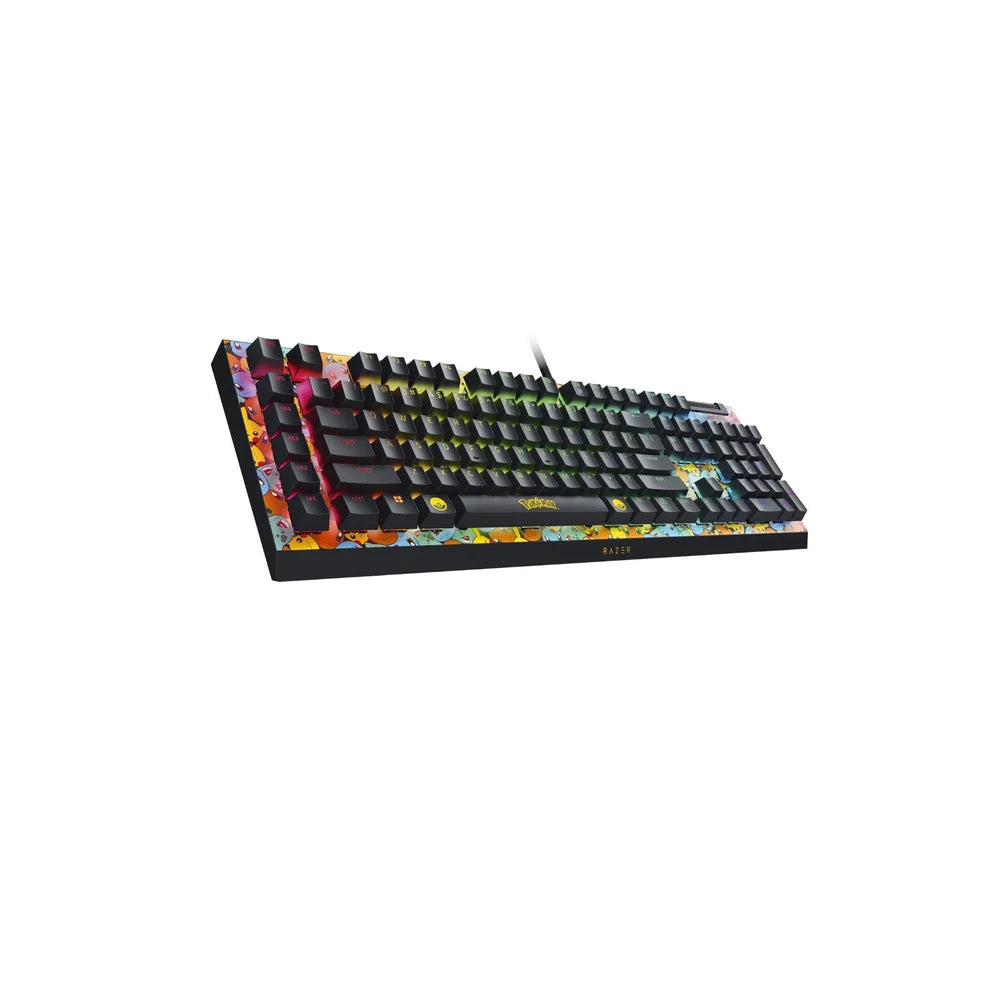 Razer   BlackWidow   V4   X   Mechanical   Gaming   Keyboard   Pokémon   Kanto   Starters   Edition
