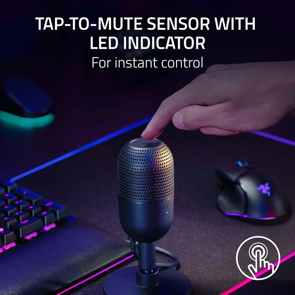 Razer   Seiren   V3   Mini   USB   Microphone   White