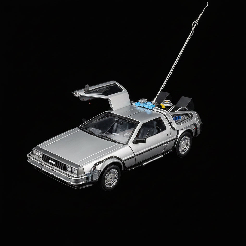 Welly 1:24 SCALE  Back to the Future DeLorean Time Machine