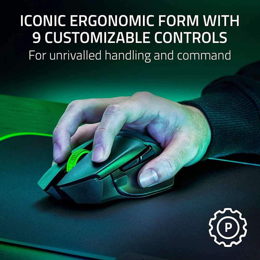 Razer   Basilisk   V3   X   HyperSpeed   -   Customizable   Wireless   Gaming   Mouse