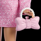 Barbie Deluxe Style Doll #9 with Blonde Hair in Pink Denim Outfit