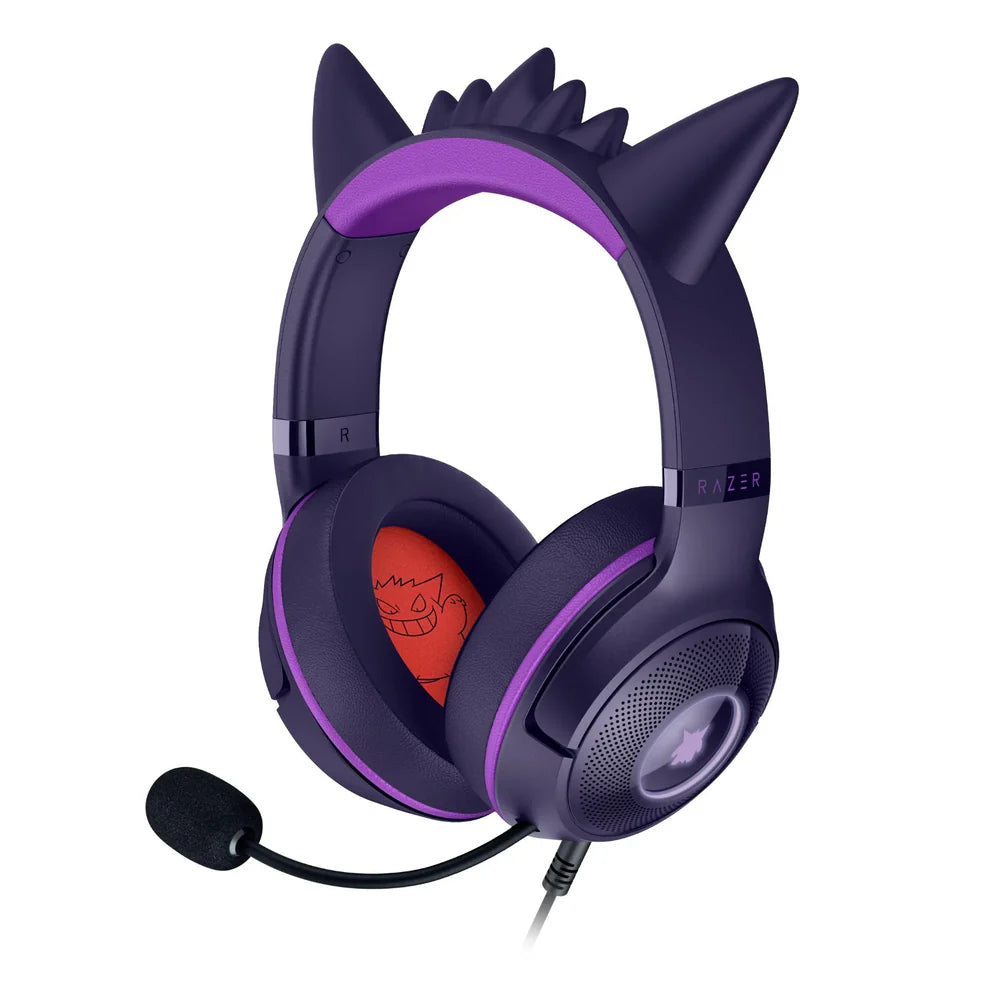 Razer   Kraken   Kitty   V2   USB   Headset   Pokémon   Gengar   Edition