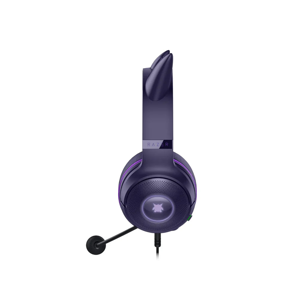 Razer   Kraken   Kitty   V2   USB   Headset   Pokémon   Gengar   Edition