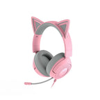 Razer   Kraken   Kitty   V3   X   -   Wired   Headset   with   Kitty   Ears Pink