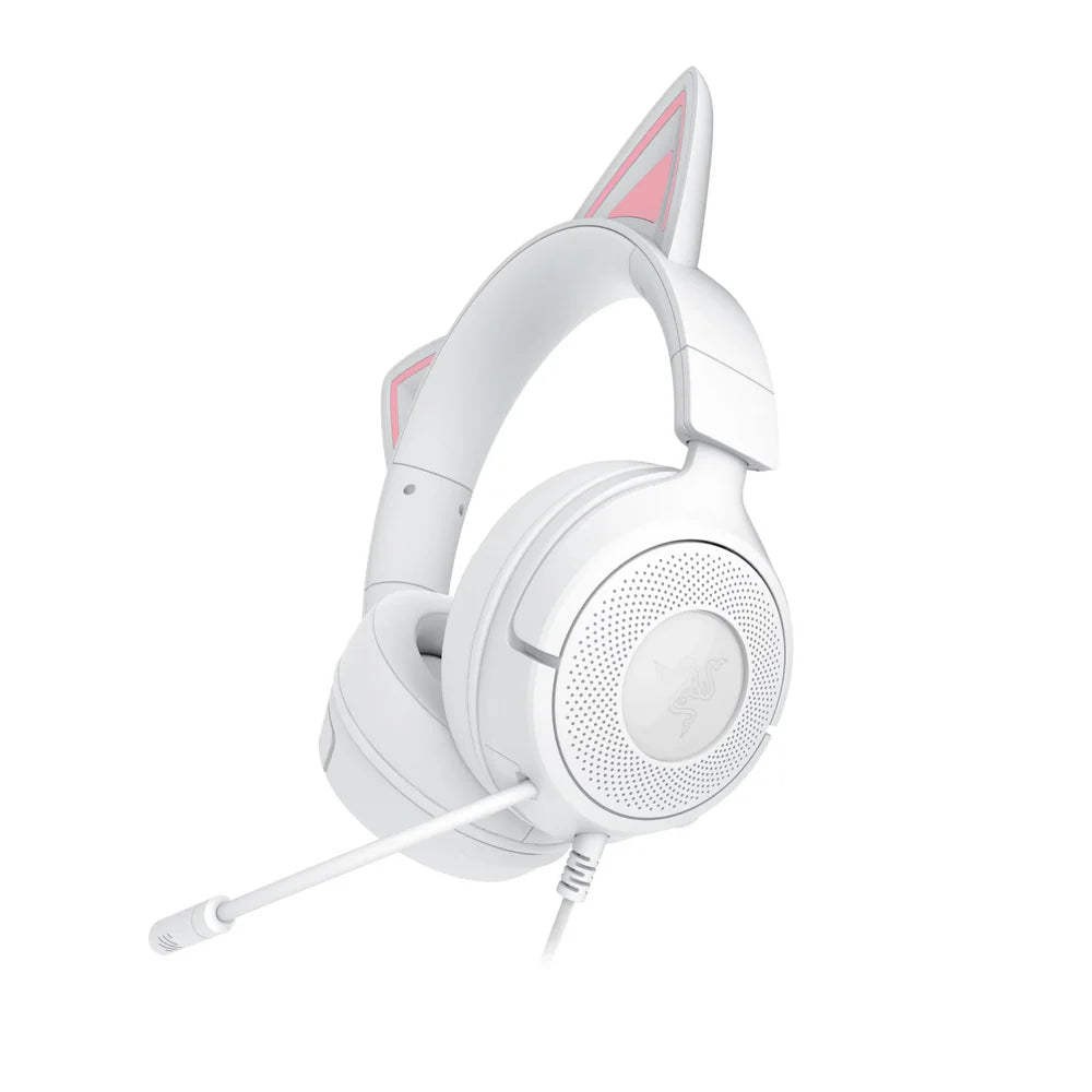 Razer   Kraken   Kitty   V3   X   -   Wired   Headset   with   Kitty   Ears White