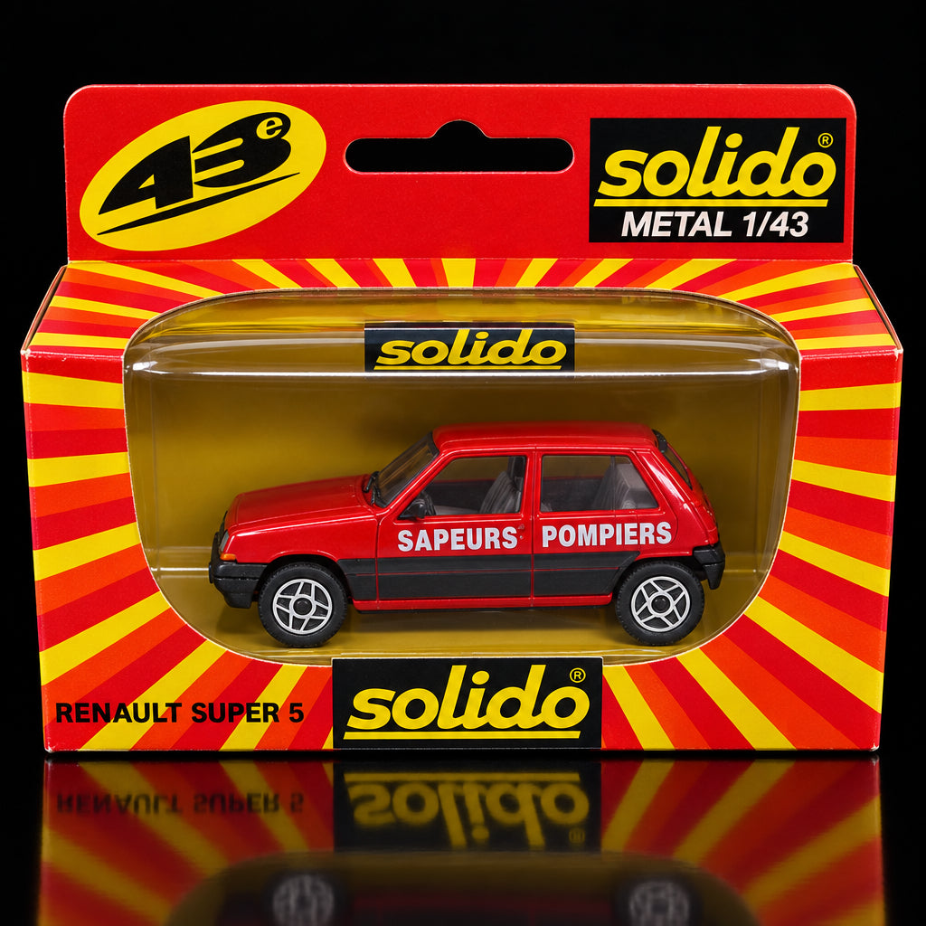 vintage Solido 1/43 scale Renault Super 5