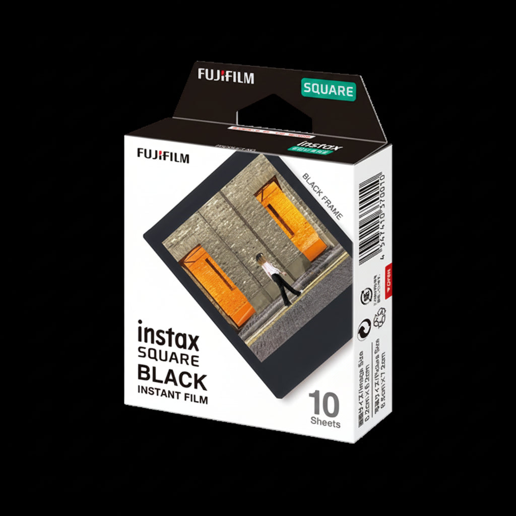 FUJIFILM   Instax   Square   Film   1PK   (   10SH   )   BLACK   FRAME
