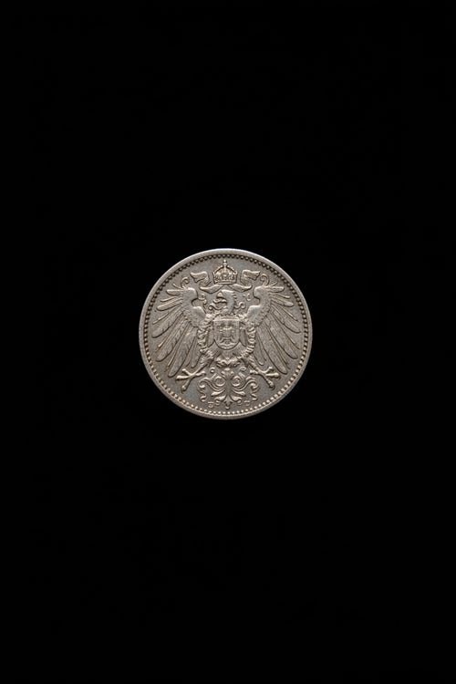 1905 German Empire 1 Mark silver coin