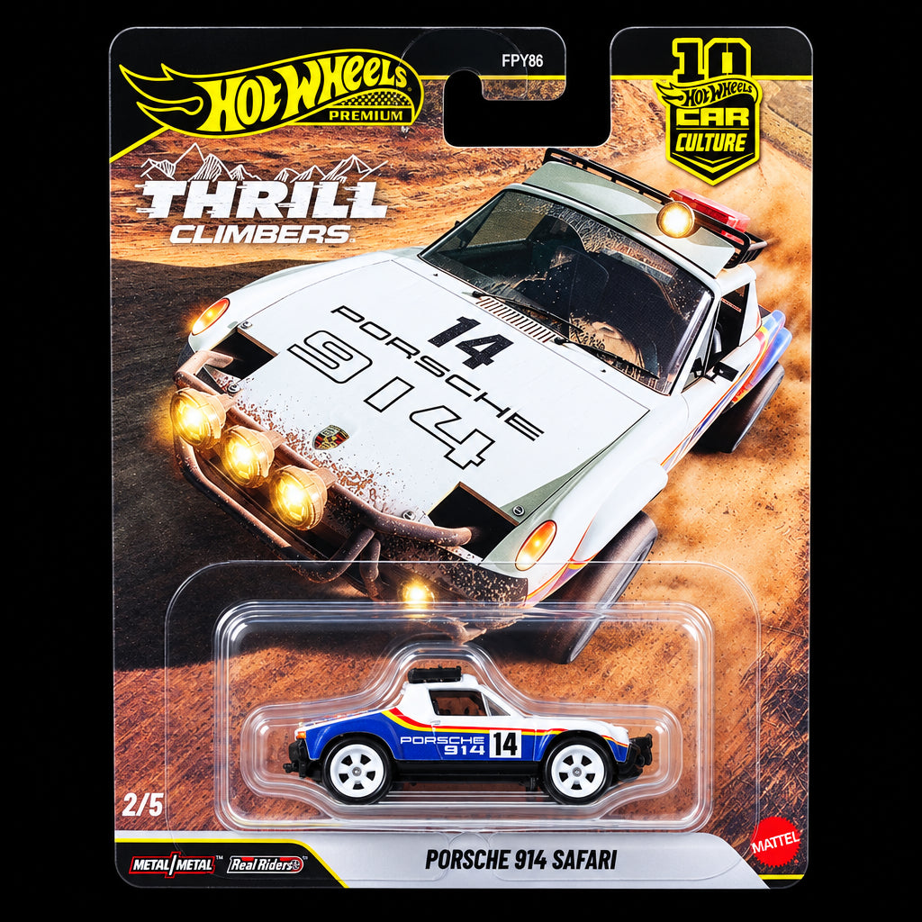 Hot Wheels Car Culture Premium Thrill Climbers Porsche 914 Safari