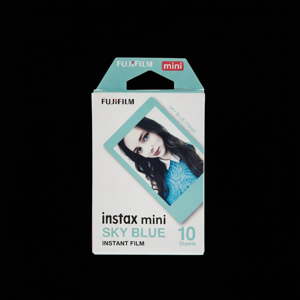 Fujifilm   Instax   Mini   Sky   Blue   Film   -   10   Sheets