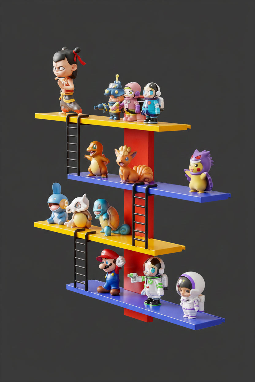 Assembling Display Cabinet Shelves Action figures/ Model Storage Display/ Diecast