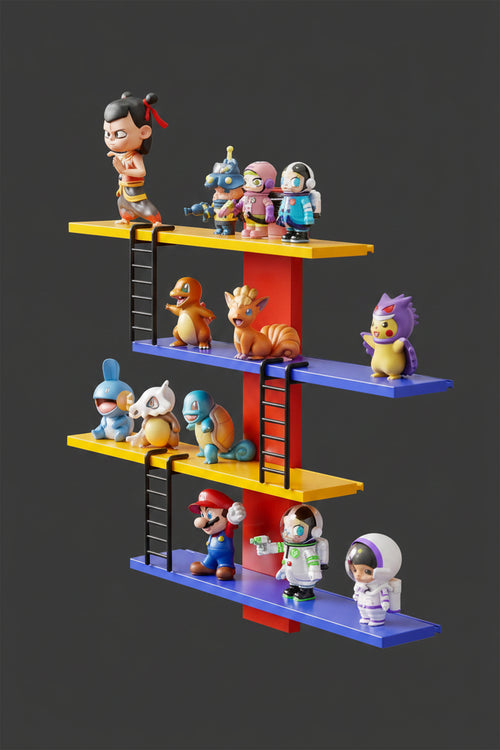 Assembling Display Cabinet Shelves Action figures/ Model Storage Display/ Diecast