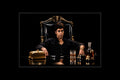 Framed canvas print of Al Pacino as Tony Montana 50cm x 70 cm