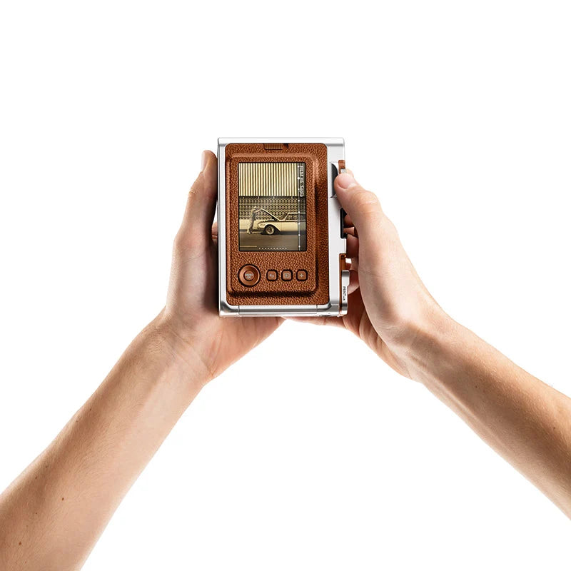 Fujifilm   Instax   Mini   Evo   -   Hybrid   Instant   Camera  brown