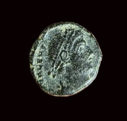 Rare original Ancient Roman EF coin Valentinian I 364 AD Victory wreath Siscia