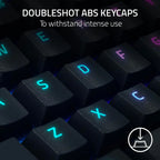 Razer   BlackWidow   V4   X   -   Mechanical   Gaming   Keyboard:   Green   Switches   Tactile   &   Clicky