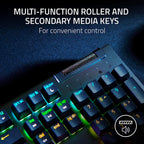 Razer   BlackWidow   V4   X   -   Mechanical   Gaming   Keyboard:   Green   Switches   Tactile   &   Clicky