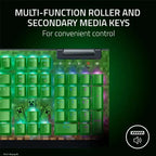 Razer   BlackWidow   V4   X   Minecraft   Edition   Mechanical   Gaming   Keyboard   –   Full-Size   RGB   Wired   with   Clicky   Green   Switches